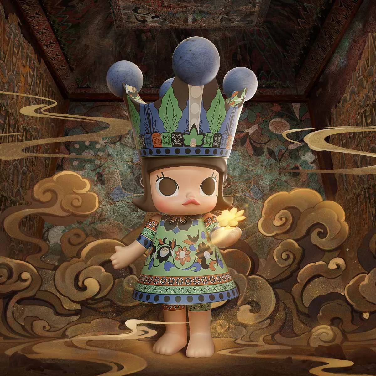 MEGA ROYAL MOLLY 1000% Shana Chang. Dun Huang - Image 4