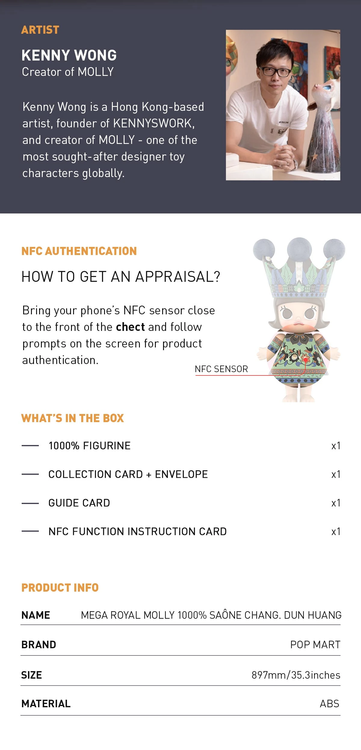 MEGA ROYAL MOLLY 1000% Shana Chang. Dun Huang - Image 13