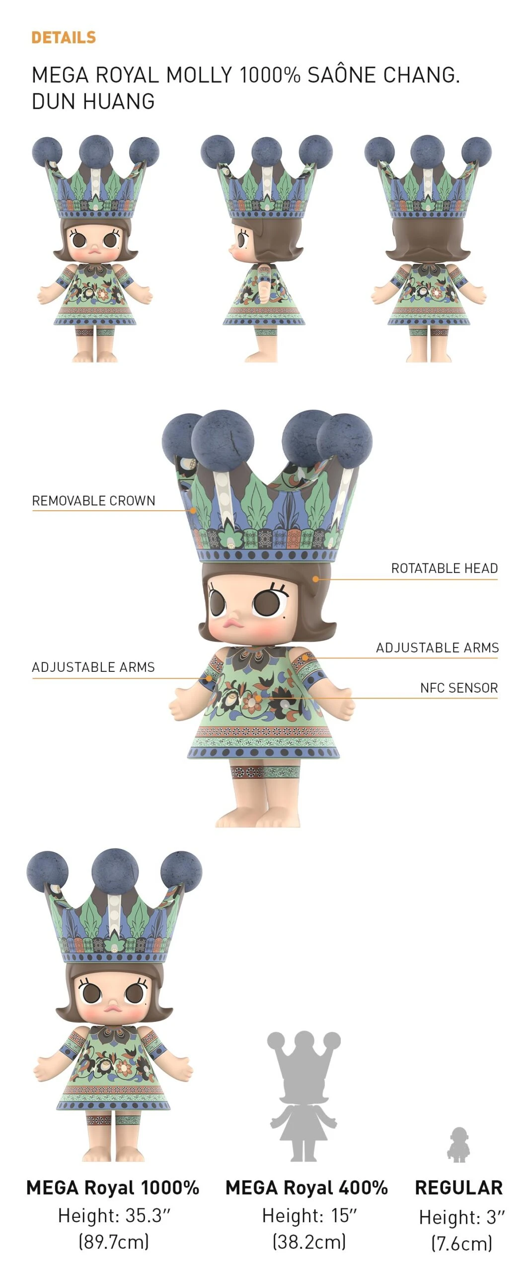 MEGA ROYAL MOLLY 1000% Shana Chang. Dun Huang - Image 10