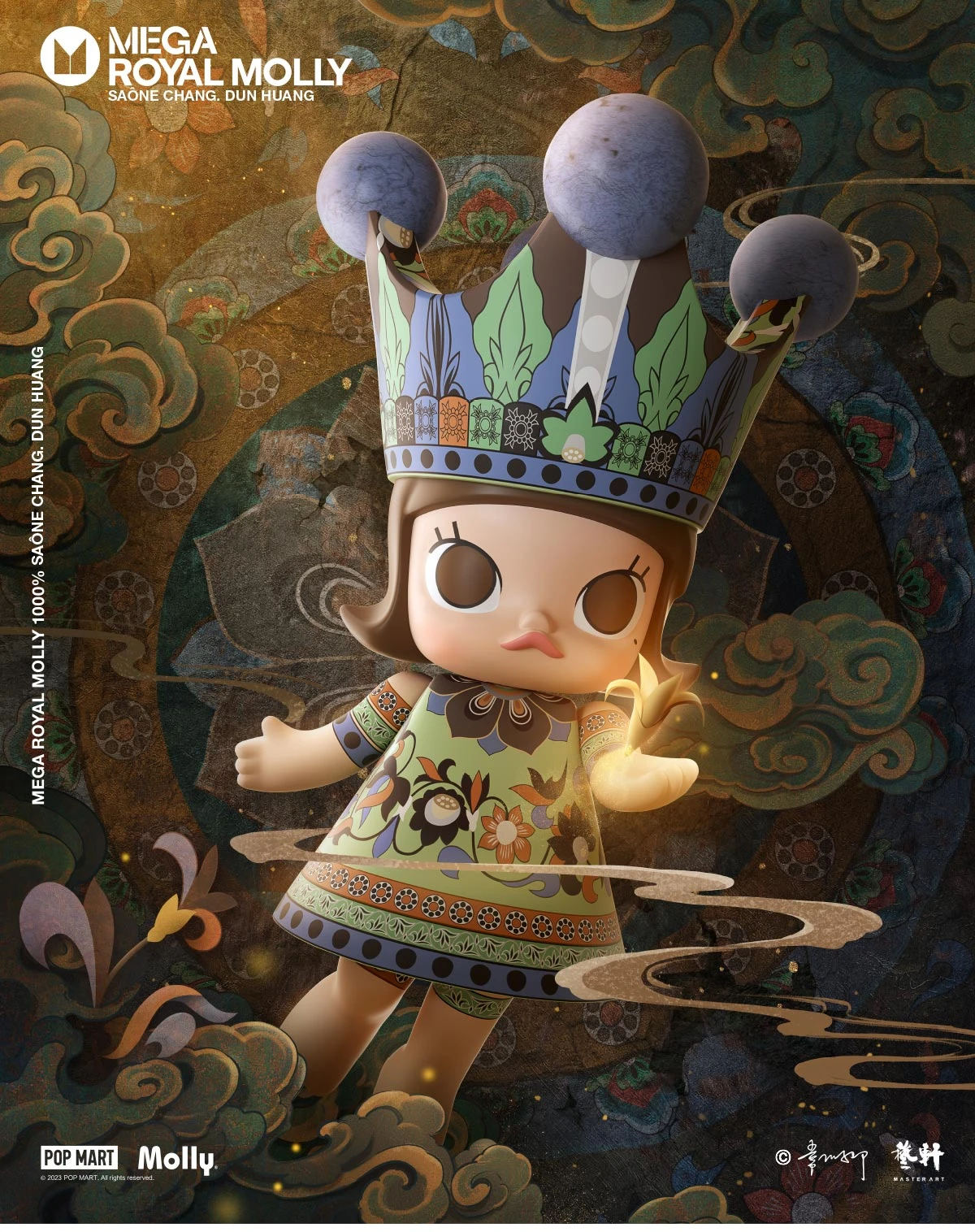 MEGA ROYAL MOLLY 1000% Shana Chang. Dun Huang - Image 9