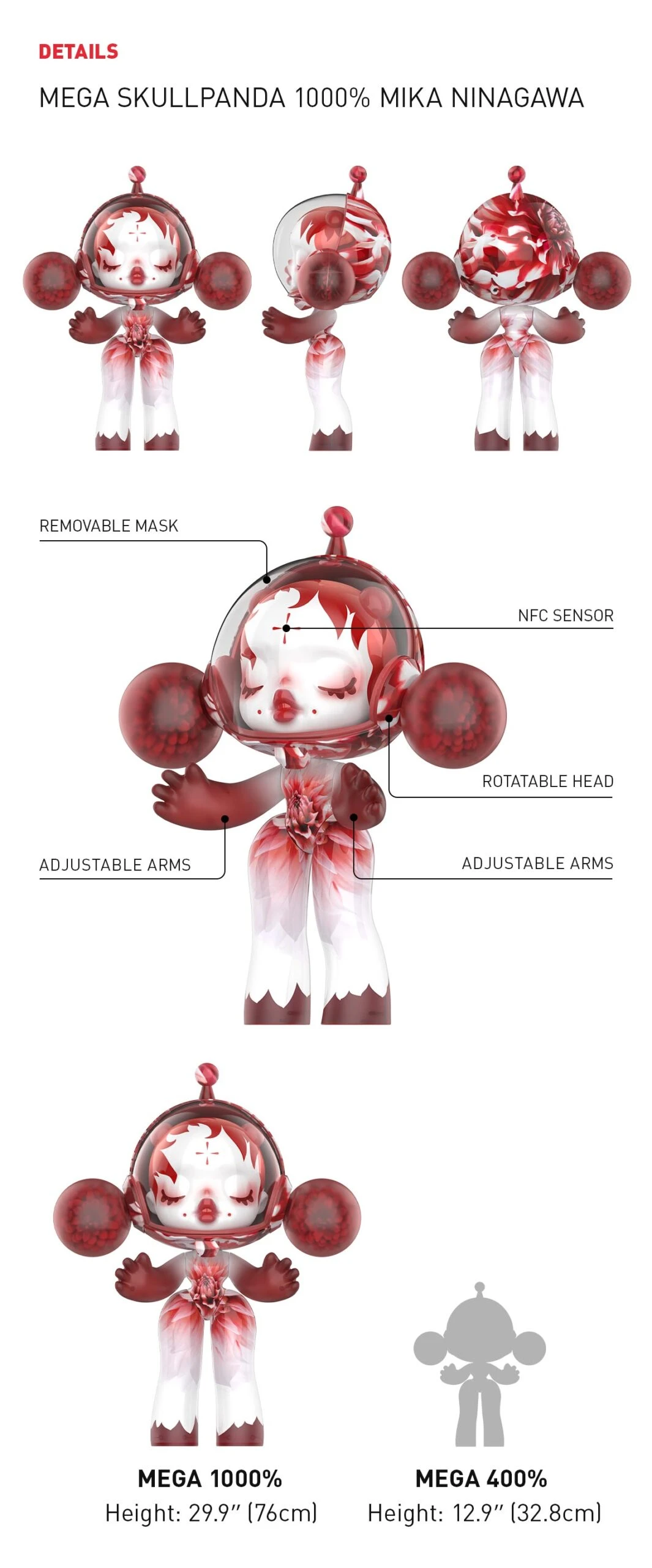 MEGA α SKULLPANDA 1000% MIKA NINAGAWA - Image 9