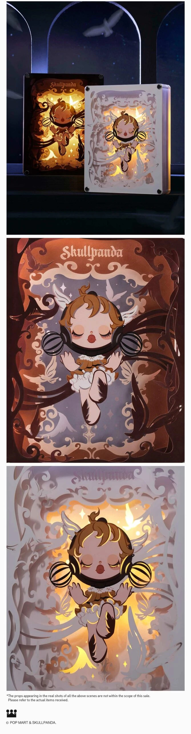 SKULLPANDA Image Of Reality Series-Papercraft Lamp (Colored Ver.) - Image 7