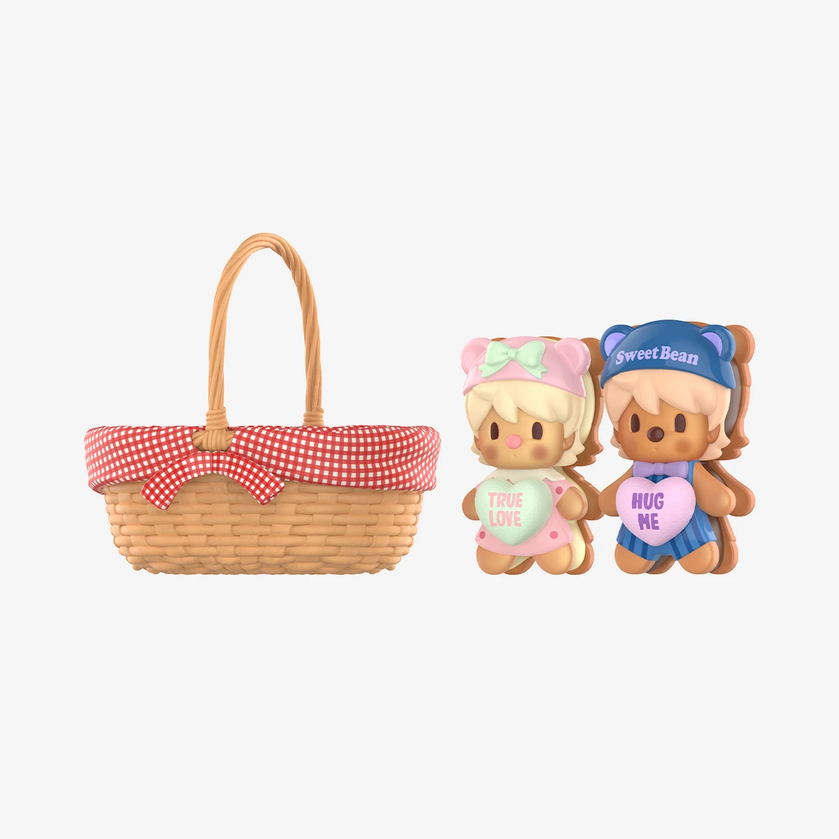 Sweet Bean Cookie Basket Figurine - Image 3