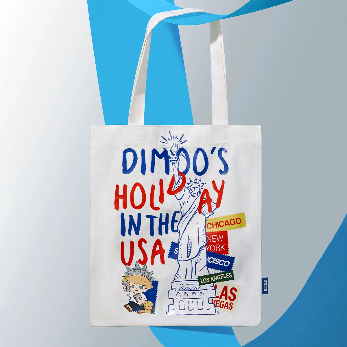 DIMOO'S HOLIDAY IN THE USA SERIES-Canvas Bag - Image 4