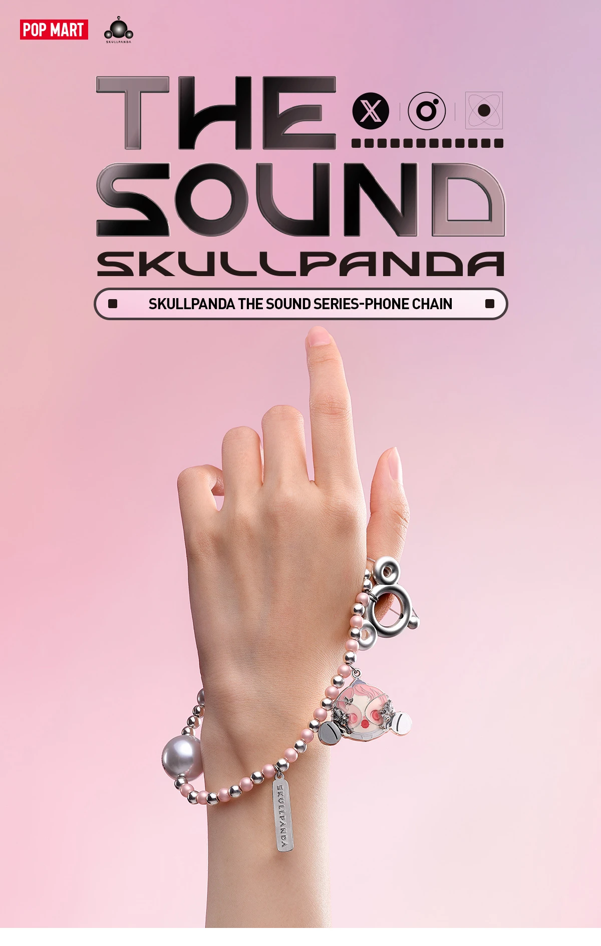 SKULLPANDA The Sound Series Phone Chain - Image 15