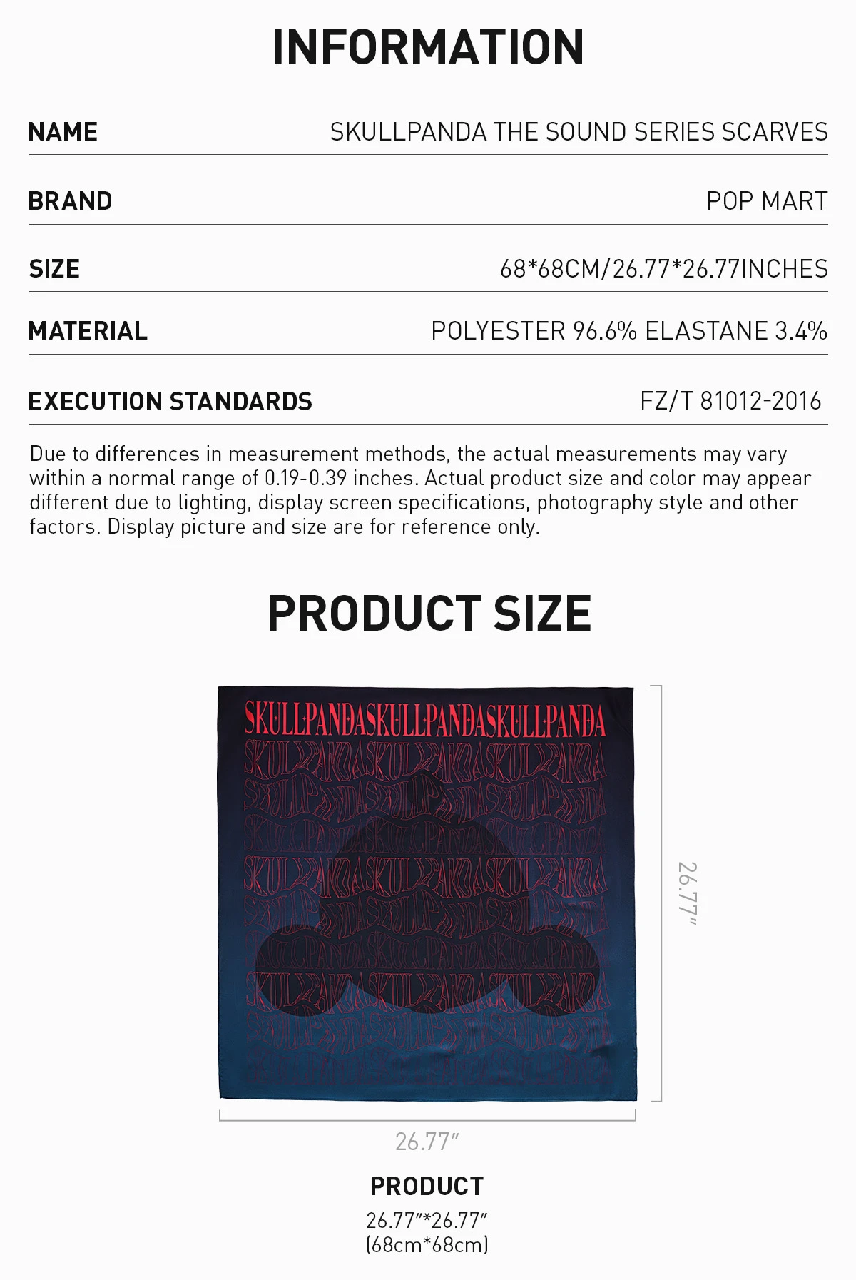 SKULLPANDA The Sound Series Scarves (The Equilibrium) (The Admiration) - Image 13