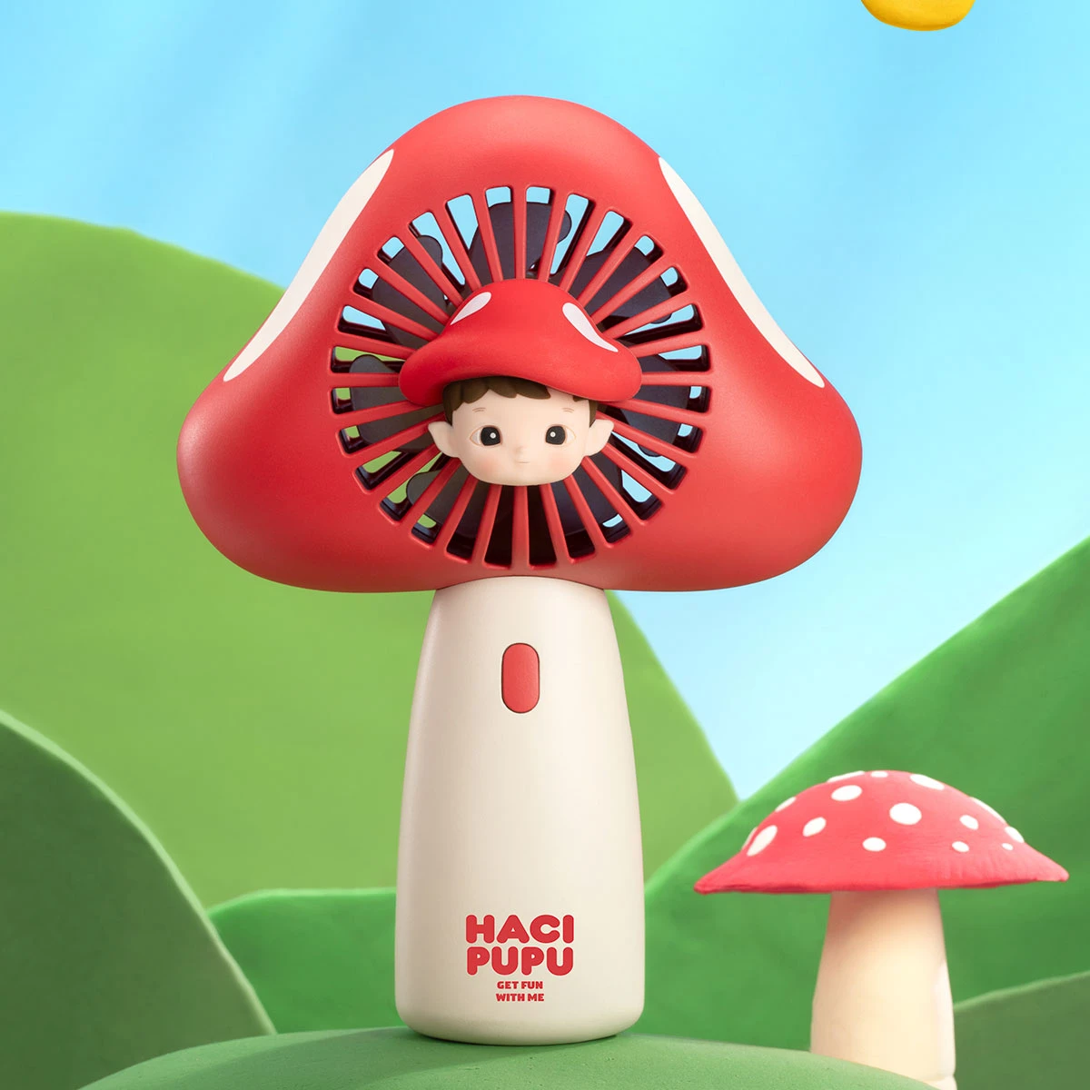 HACIPUPU Adventures In The Woods Series-Handheld Fan - Image 3