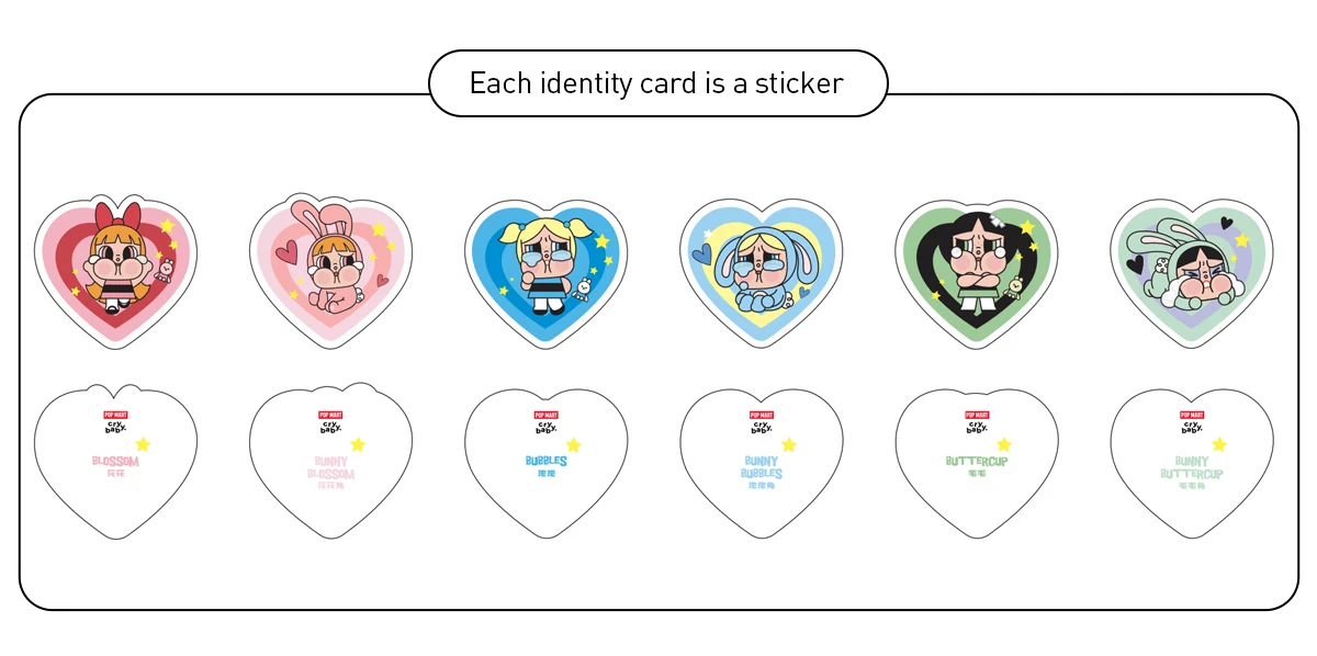 CRYBABY× Powerpuff Girls Series-Card Holder Blind Box - Image 20