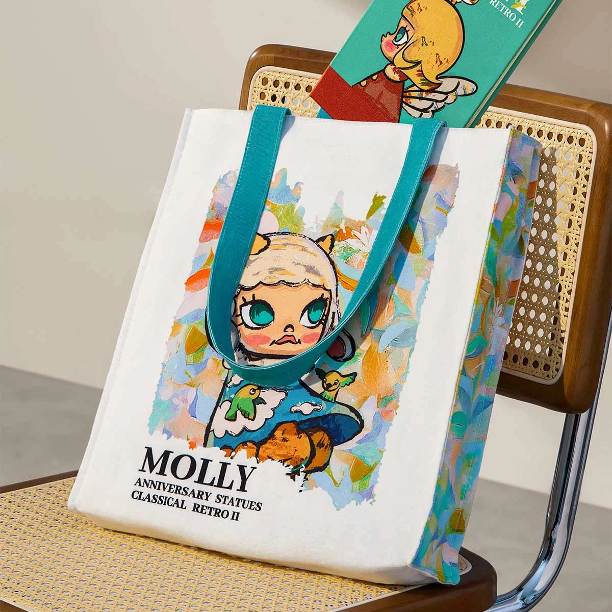 MOLLY Anniversary Statues Classical Retro 2 Series-Canvas Bag - Image 4