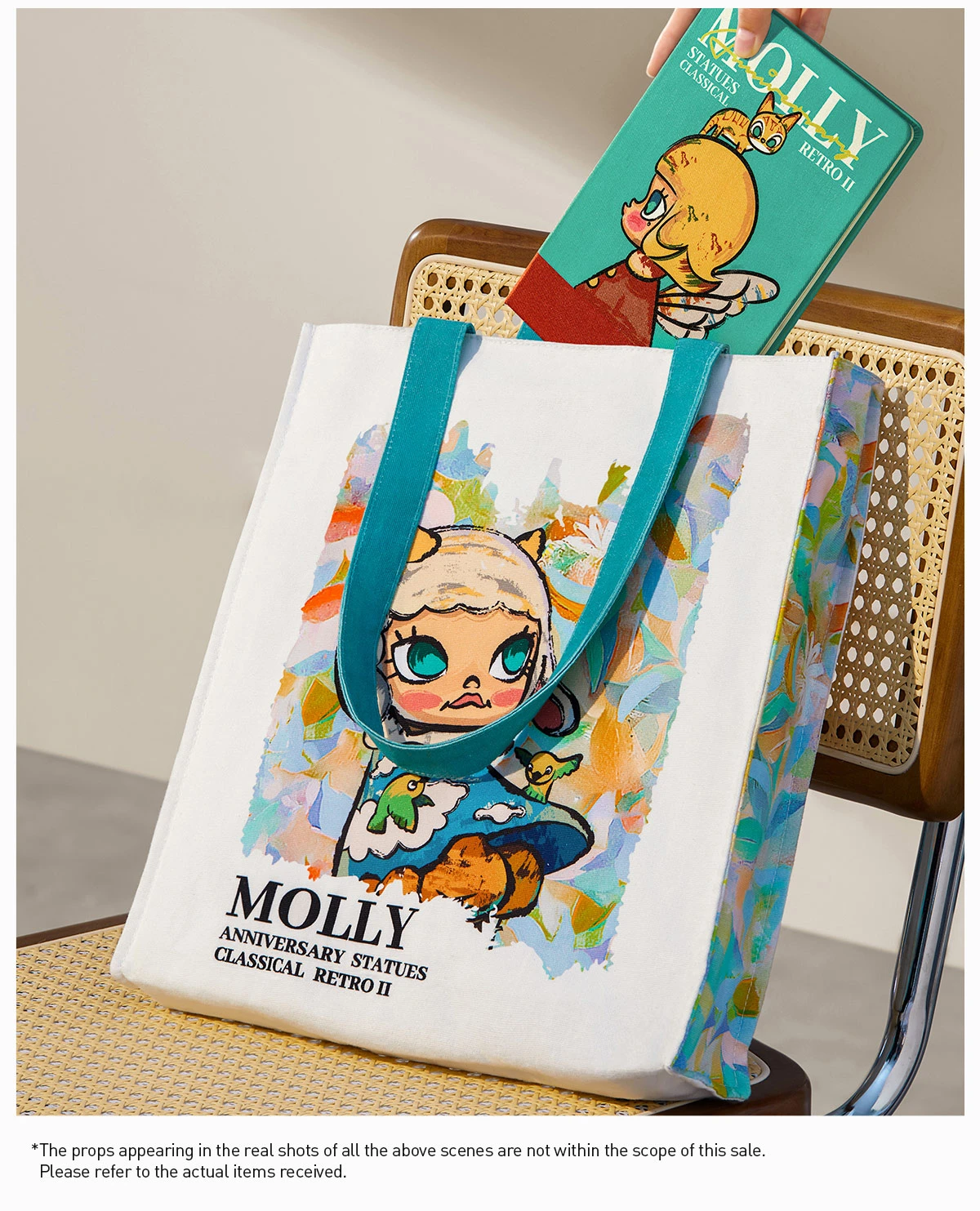 MOLLY Anniversary Statues Classical Retro 2 Series-Canvas Bag - Image 14