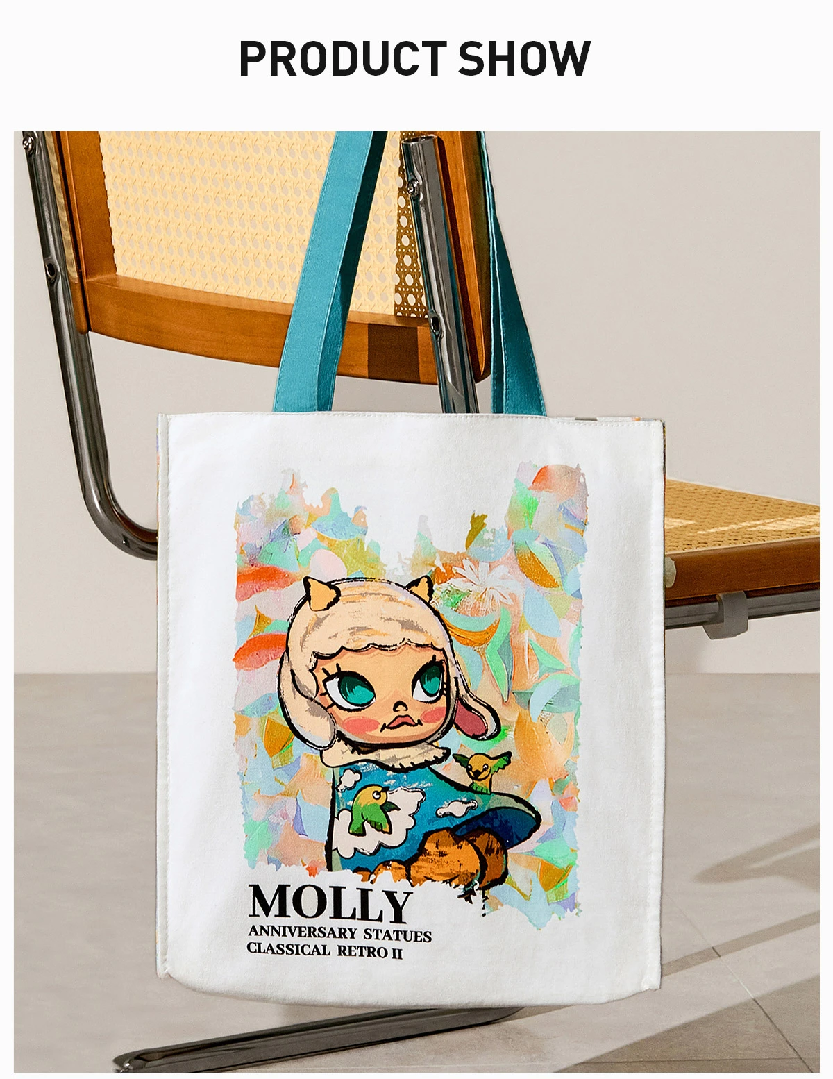 MOLLY Anniversary Statues Classical Retro 2 Series-Canvas Bag - Image 11