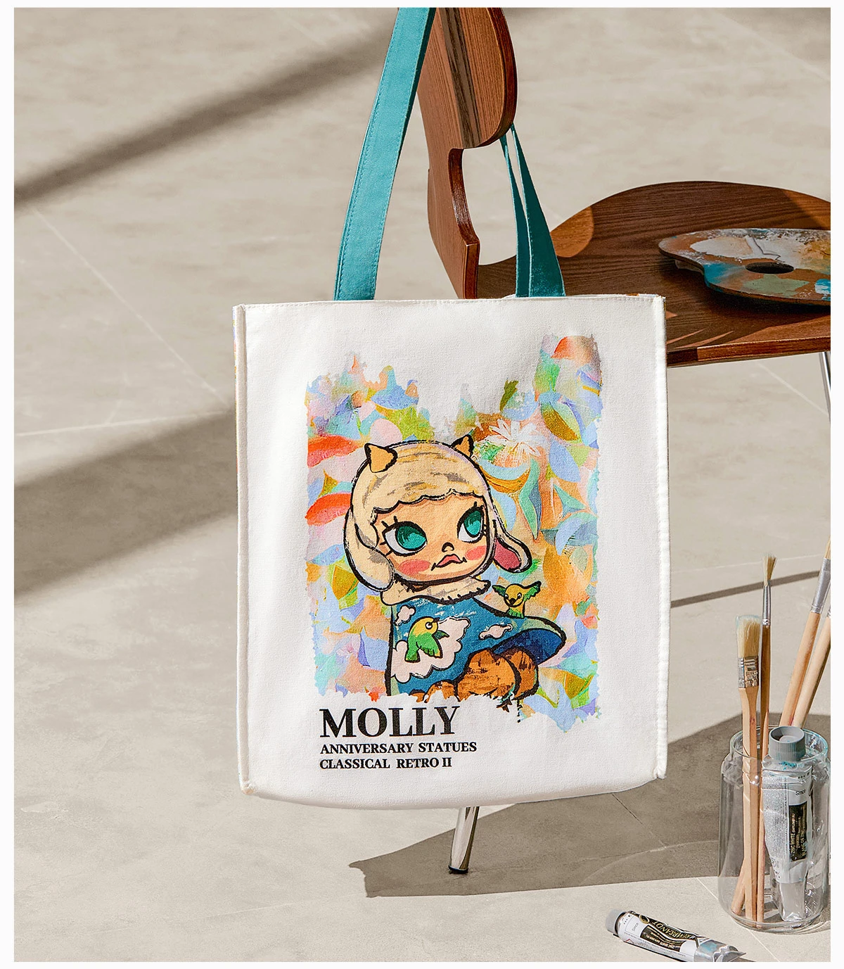 MOLLY Anniversary Statues Classical Retro 2 Series-Canvas Bag - Image 12