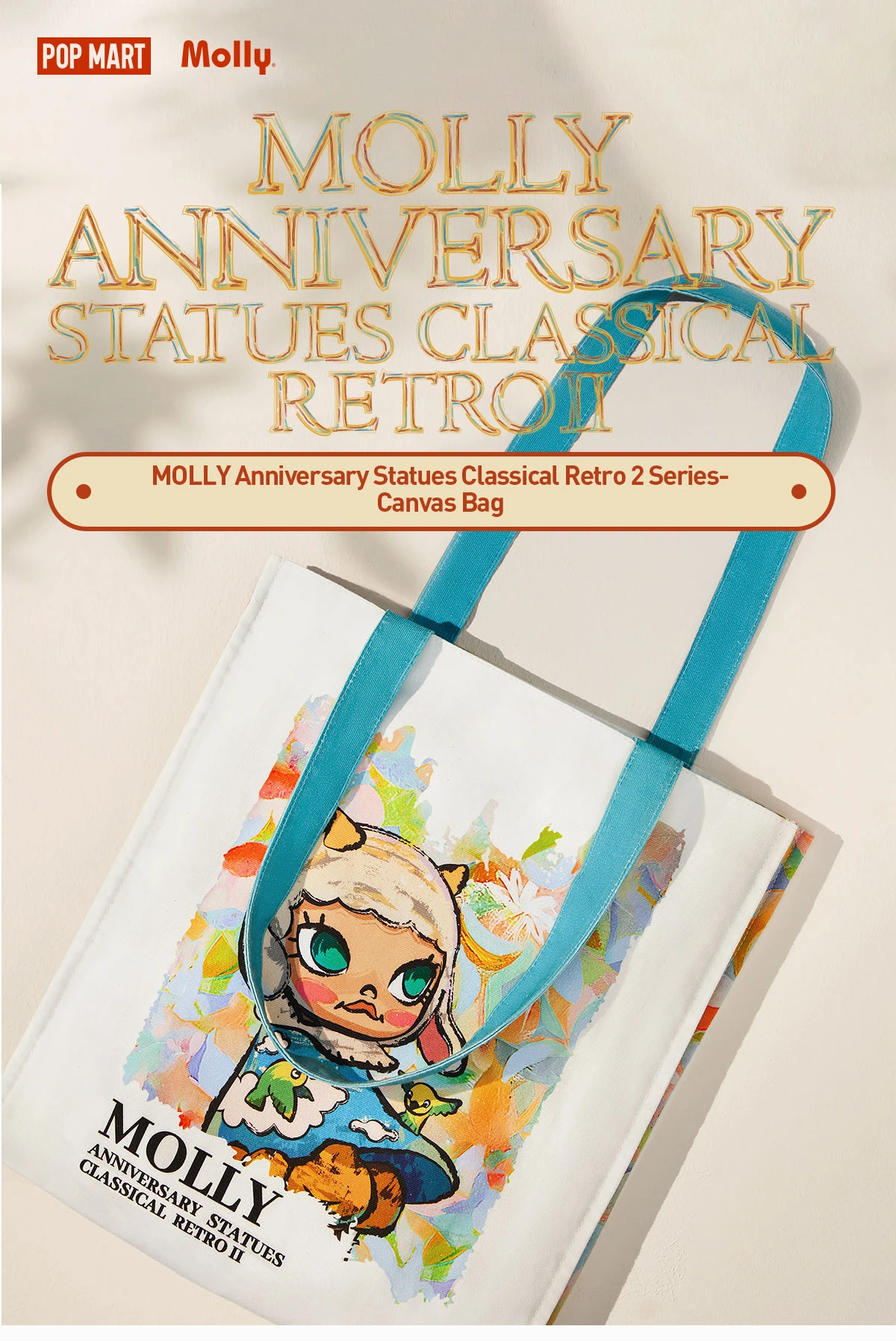 MOLLY Anniversary Statues Classical Retro 2 Series-Canvas Bag - Image 8