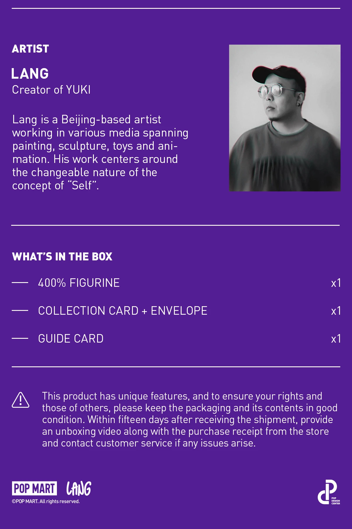 MEGA COLLECTION 400% YUKI POLAR DAY YUKI POLAR NIGHT - Image 10