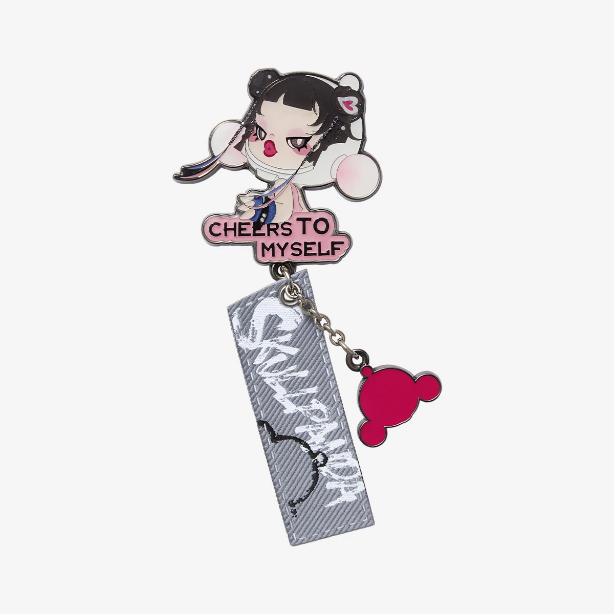 SKULLPANDA CHEERS TO MYSELF SERIES-Badge Pendant Blind Box - Image 2