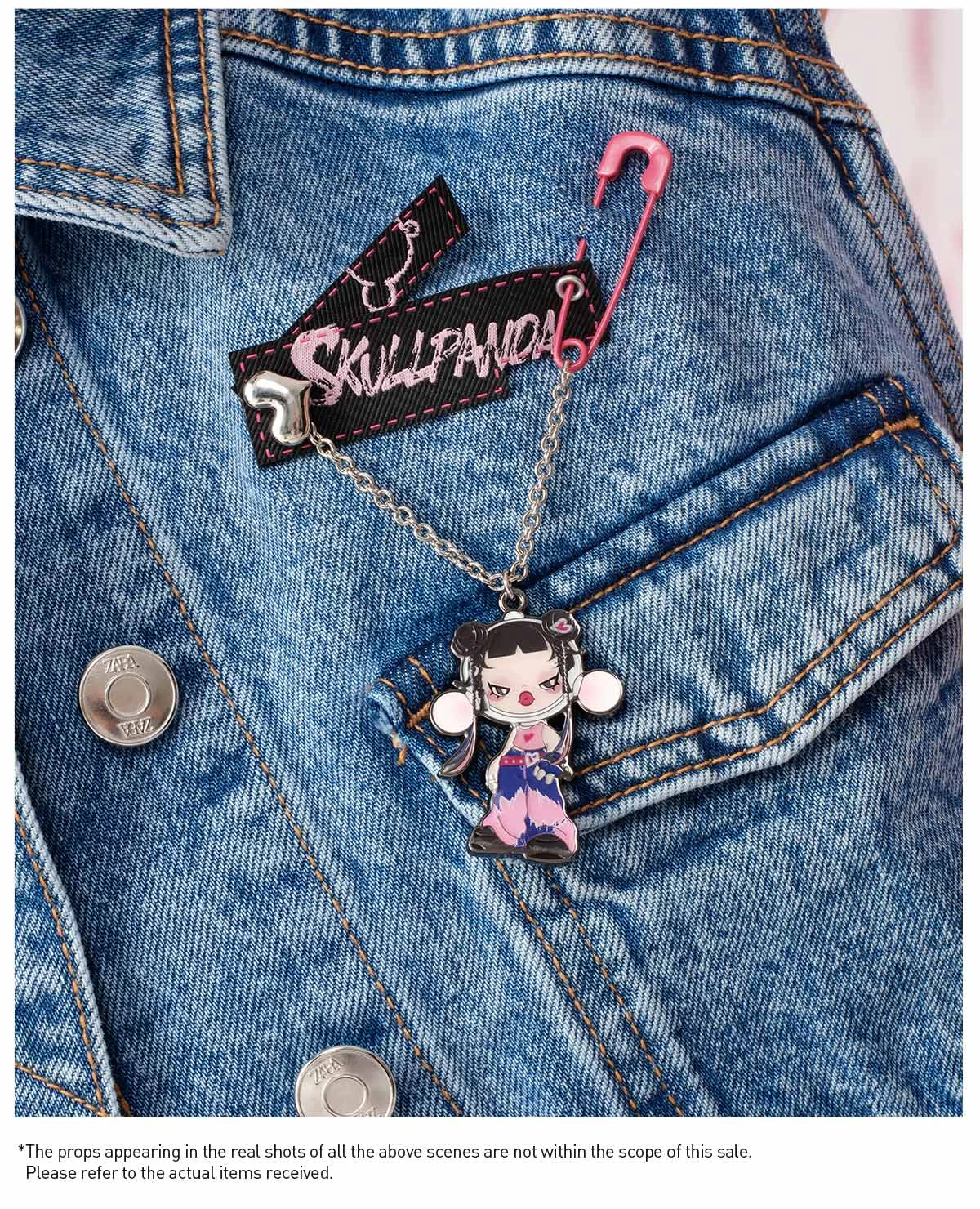 SKULLPANDA CHEERS TO MYSELF SERIES-Badge Pendant Blind Box - Image 19