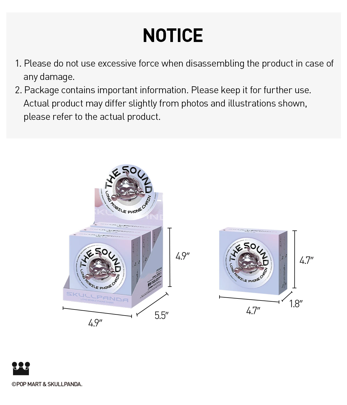 SKULLPANDA The Sound Series Long Mobile Phone Chain - Image 17