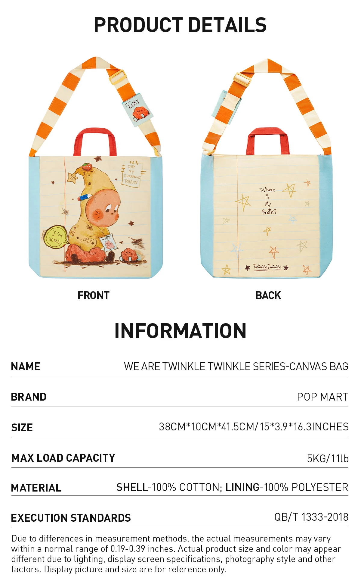 We Are Twinkle Twinkle Series-Canvas Bag - Image 10