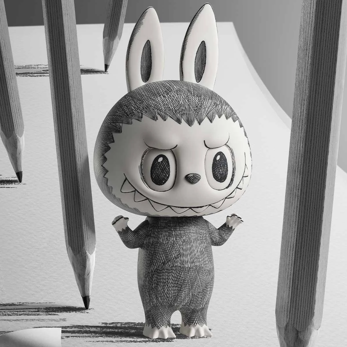 MEGA LABUBU 1000% Sketch - Image 7