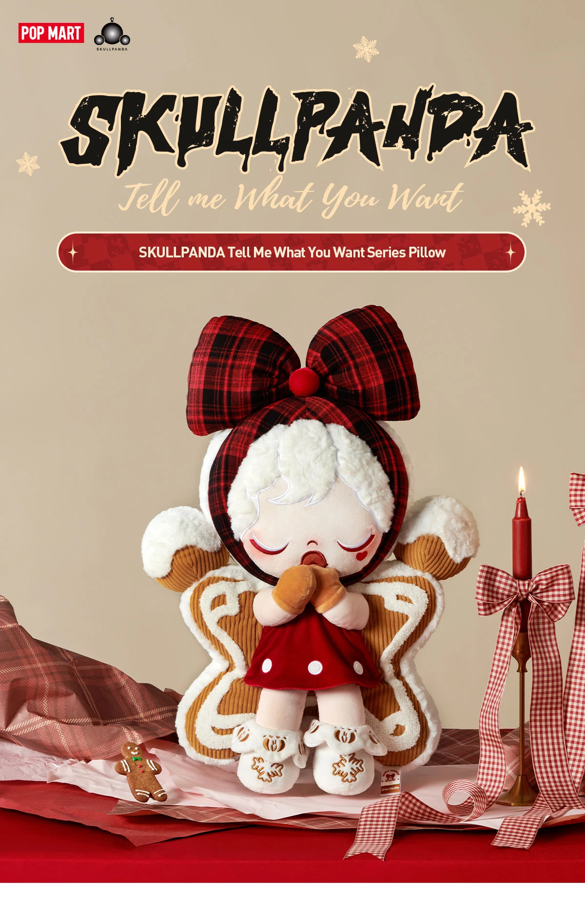 SKULLPANDA Tell Me What You Want Series Pillow - Image 7