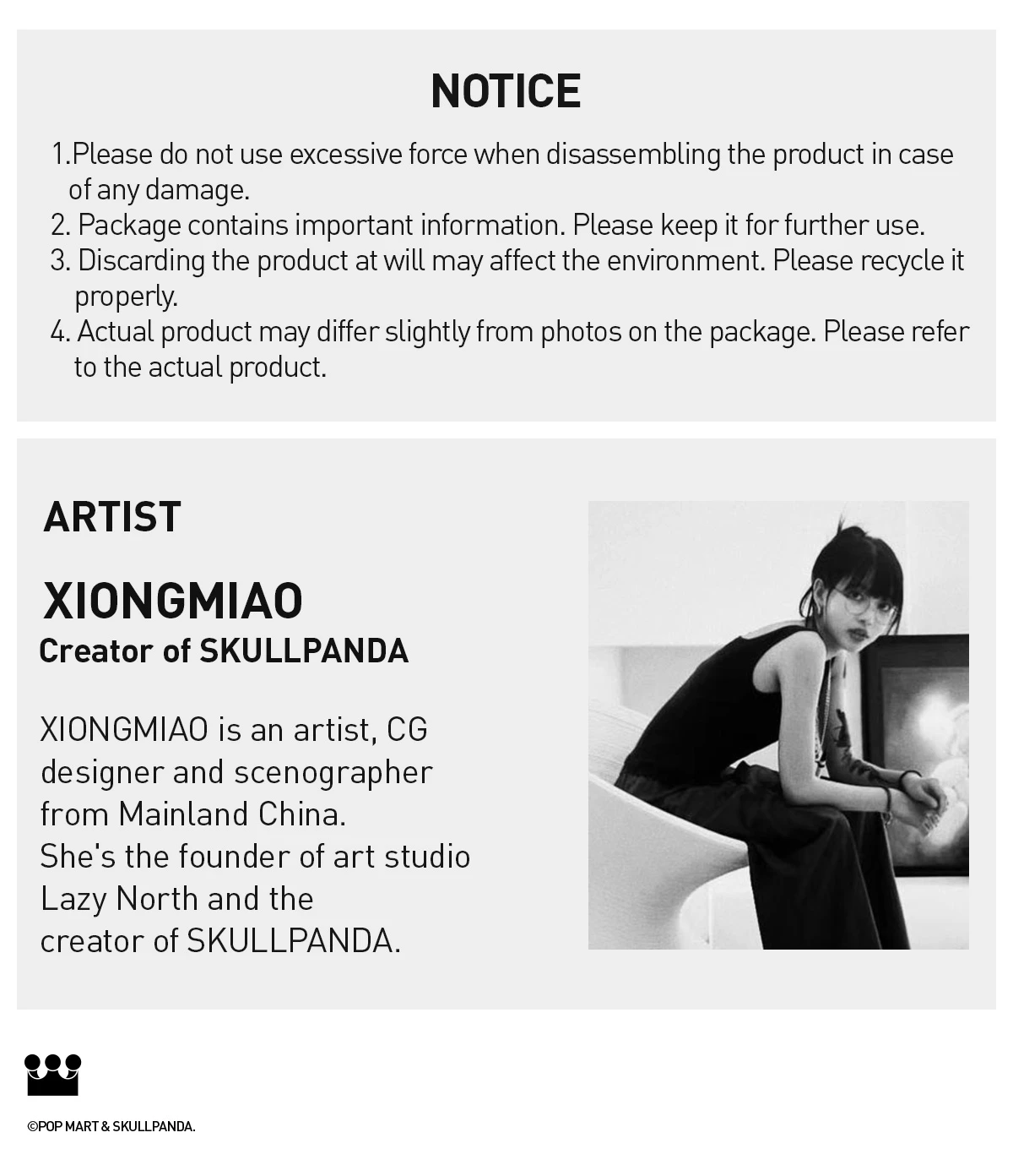 SKULLPANDA Tell Me What You Want Series Pillow - Image 13