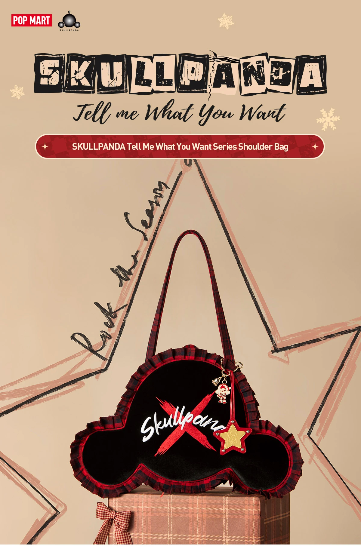 SKULLPANDA Tell Me What You Want Series Shoulder Bag - Image 6