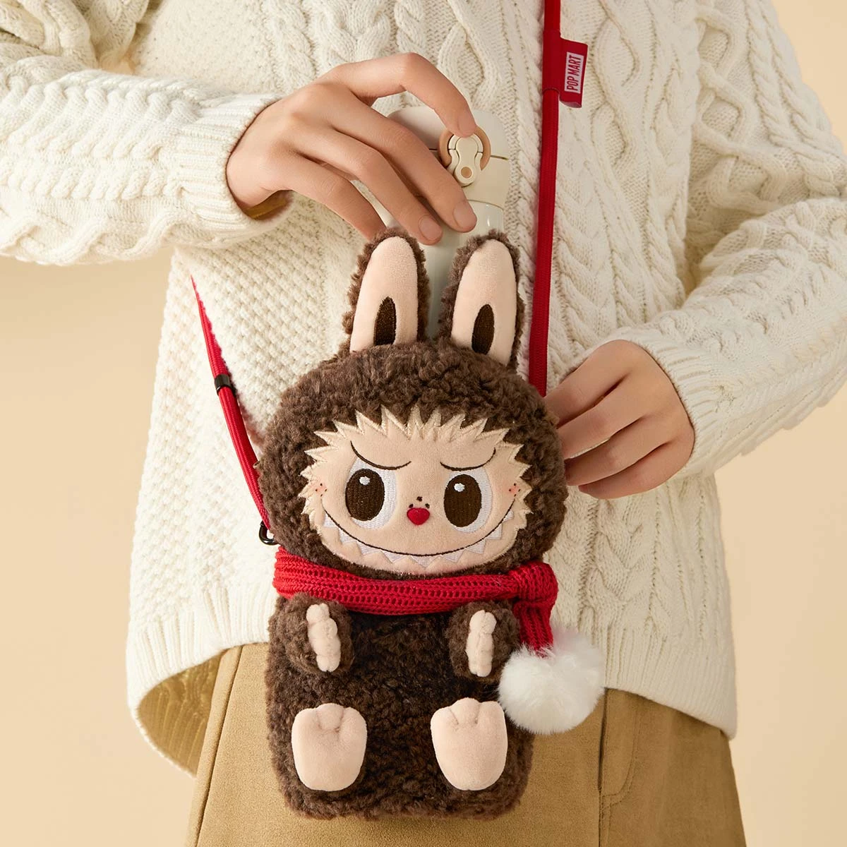 THE MONSTERS Classic Series-Plush Doll Shoulder Bag - Image 4