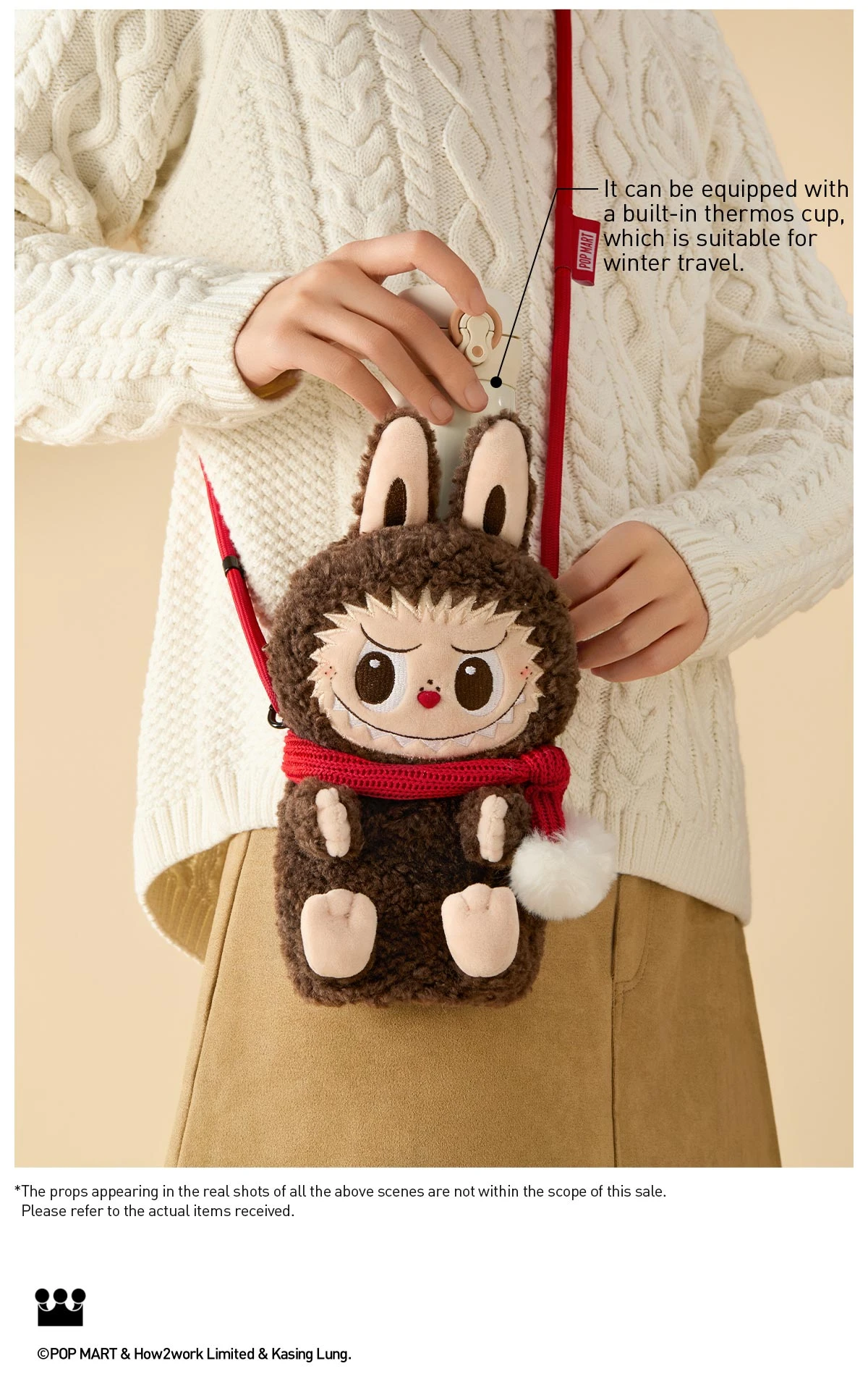 THE MONSTERS Classic Series-Plush Doll Shoulder Bag - Image 9