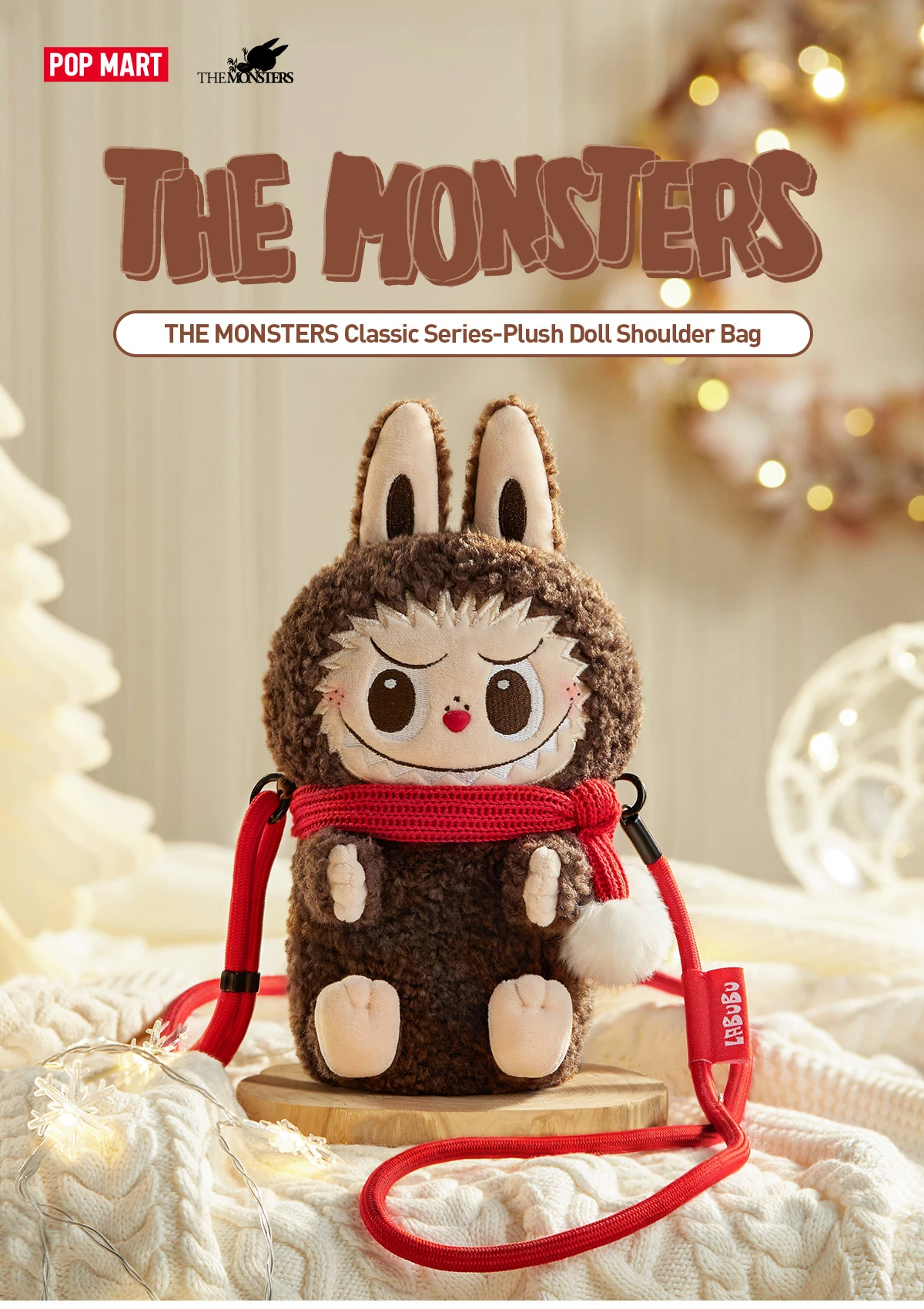 THE MONSTERS Classic Series-Plush Doll Shoulder Bag - Image 5