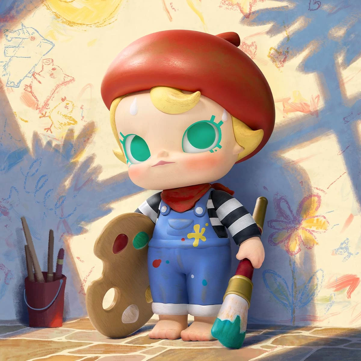 Baby Molly Future Painter Figurine - Image 10