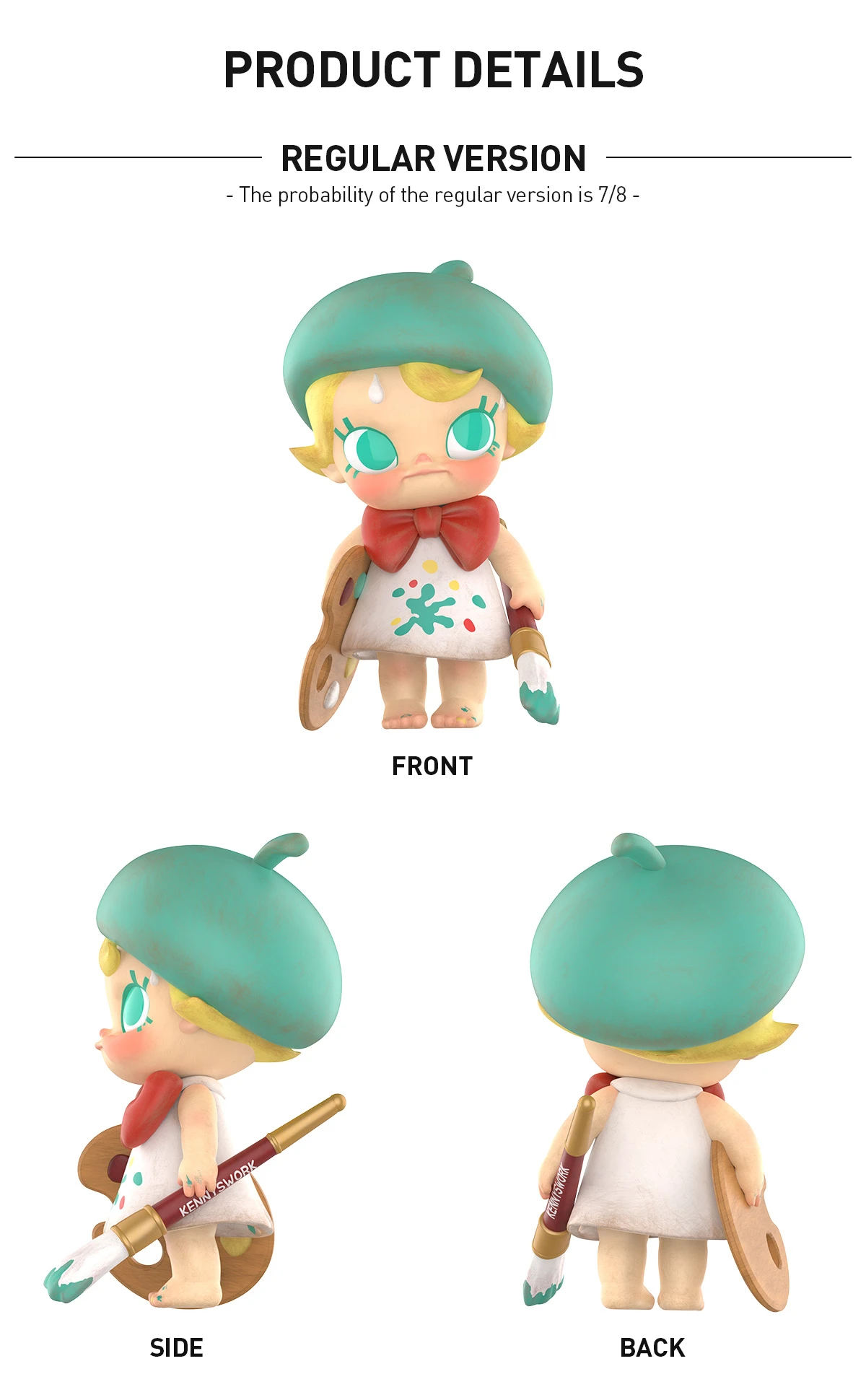 Baby Molly Future Painter Figurine - Image 12