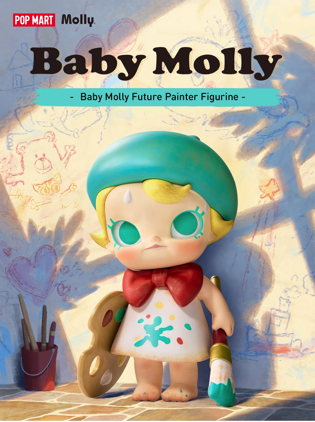 Baby Molly Future Painter Figurine - Image 11