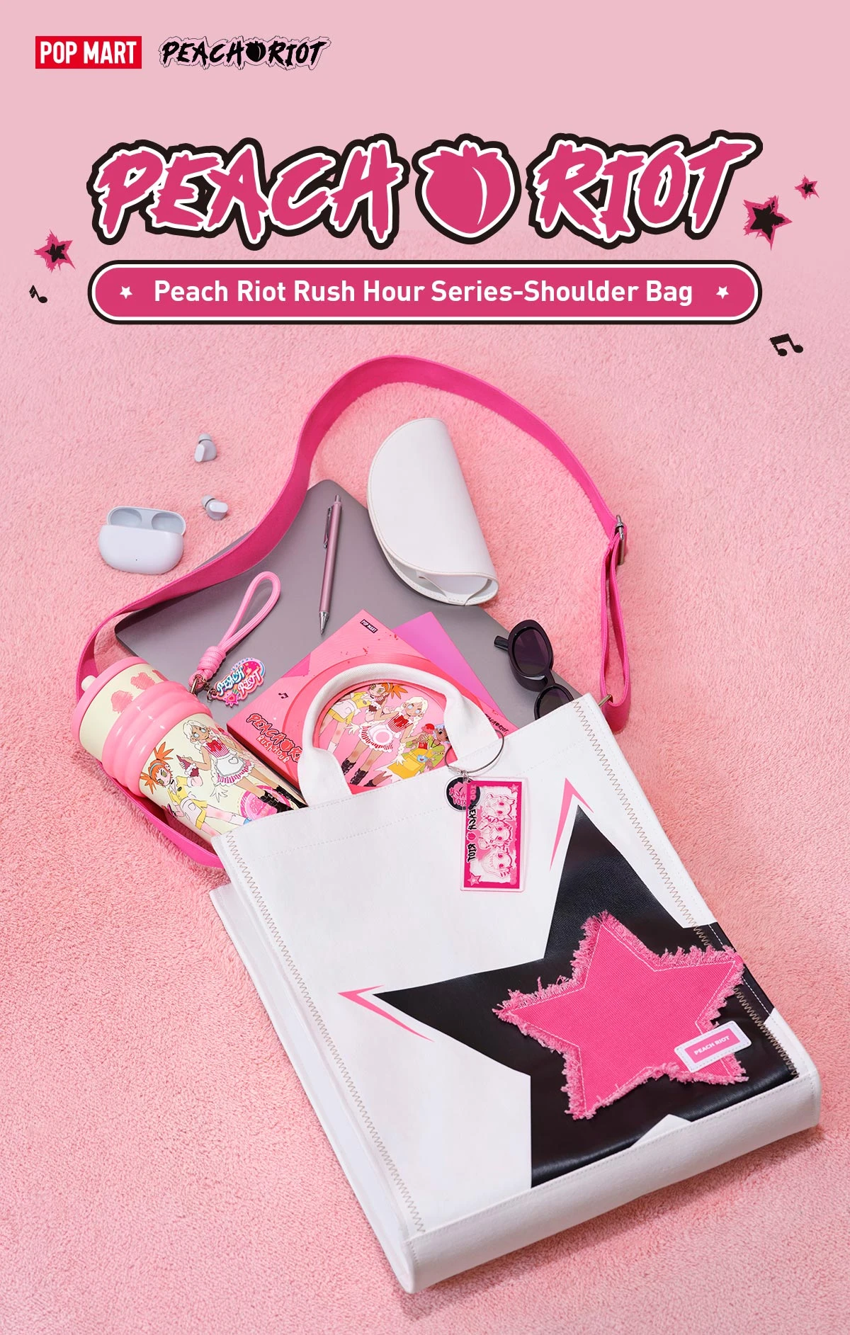 Peach Riot Rush Hour Series-Shoulder Bag - Image 6