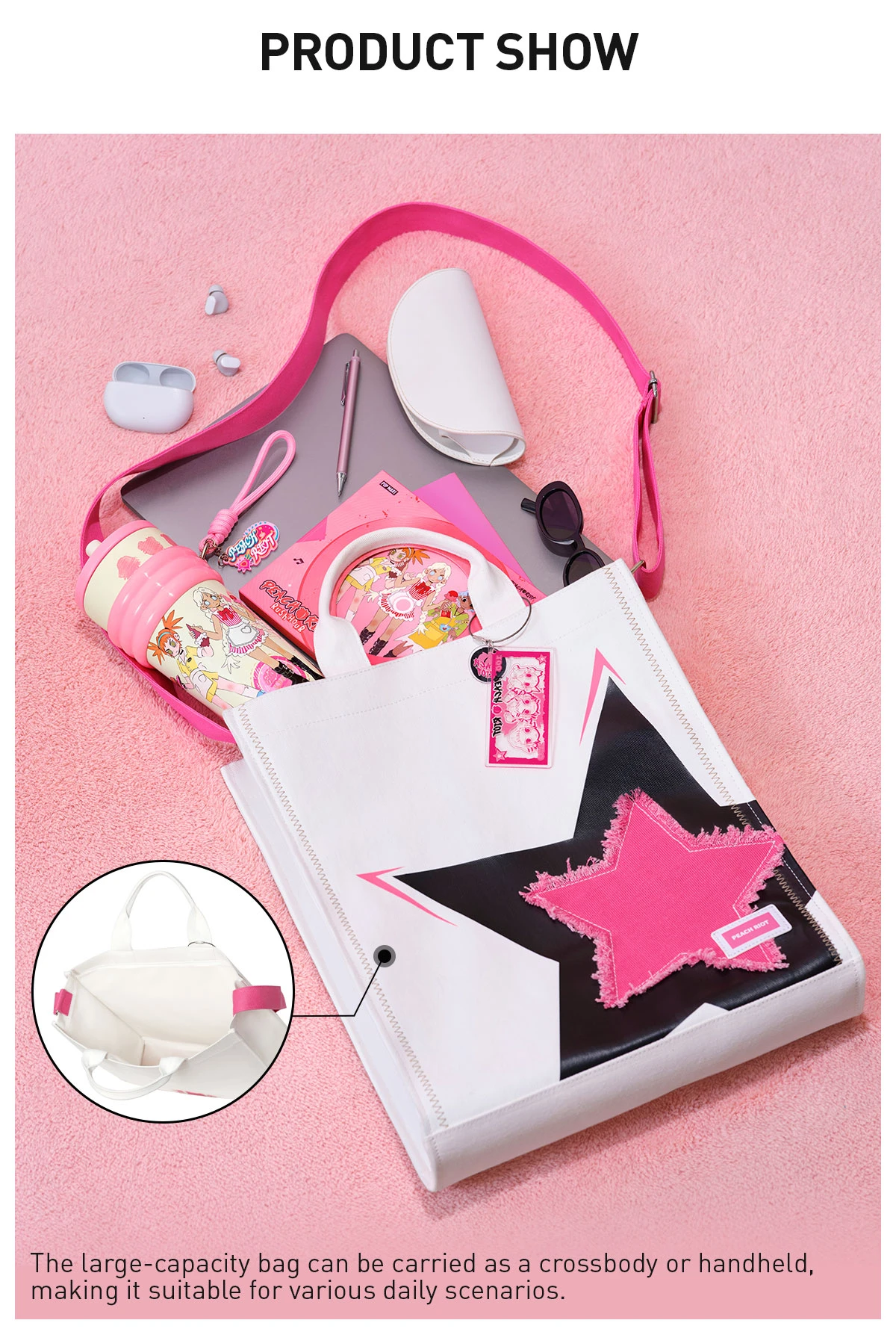 Peach Riot Rush Hour Series-Shoulder Bag - Image 10