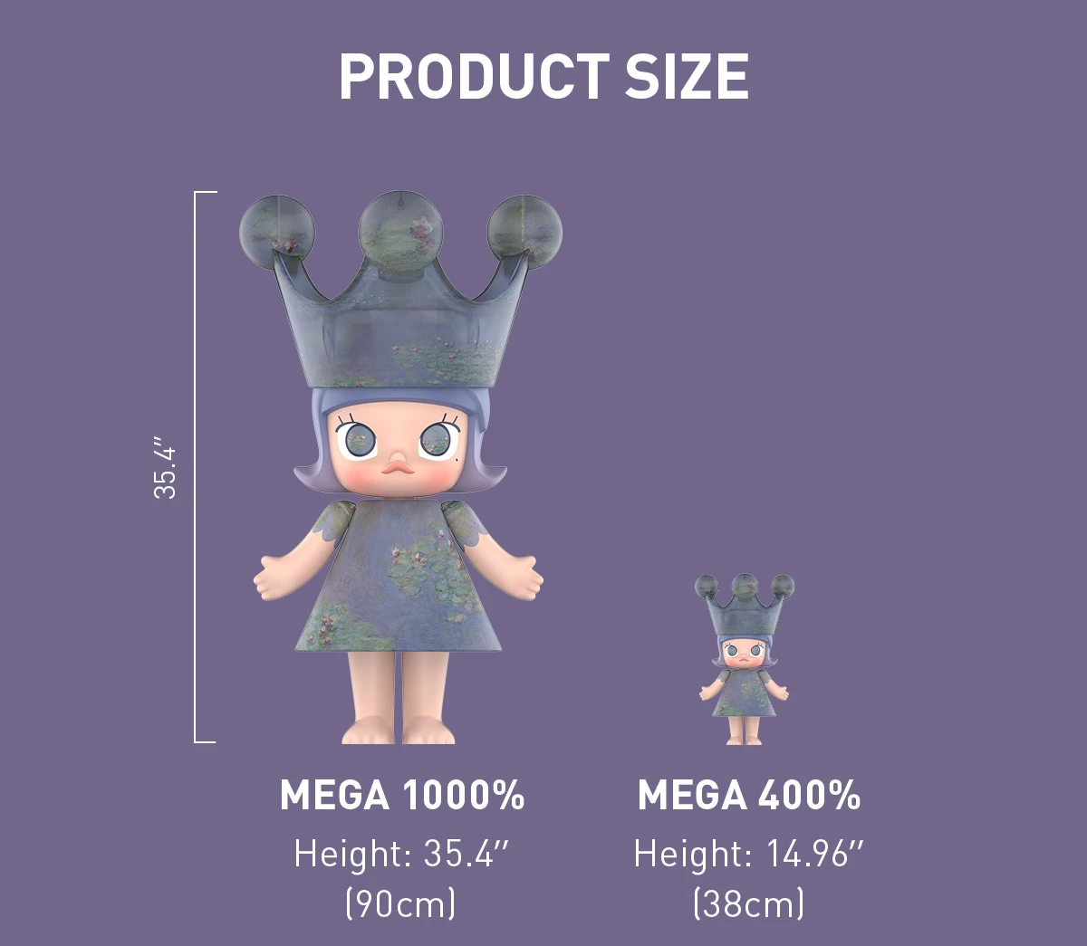 MEGA ROYAL MOLLY 1000% Monet-Les Nymphéas - Image 13