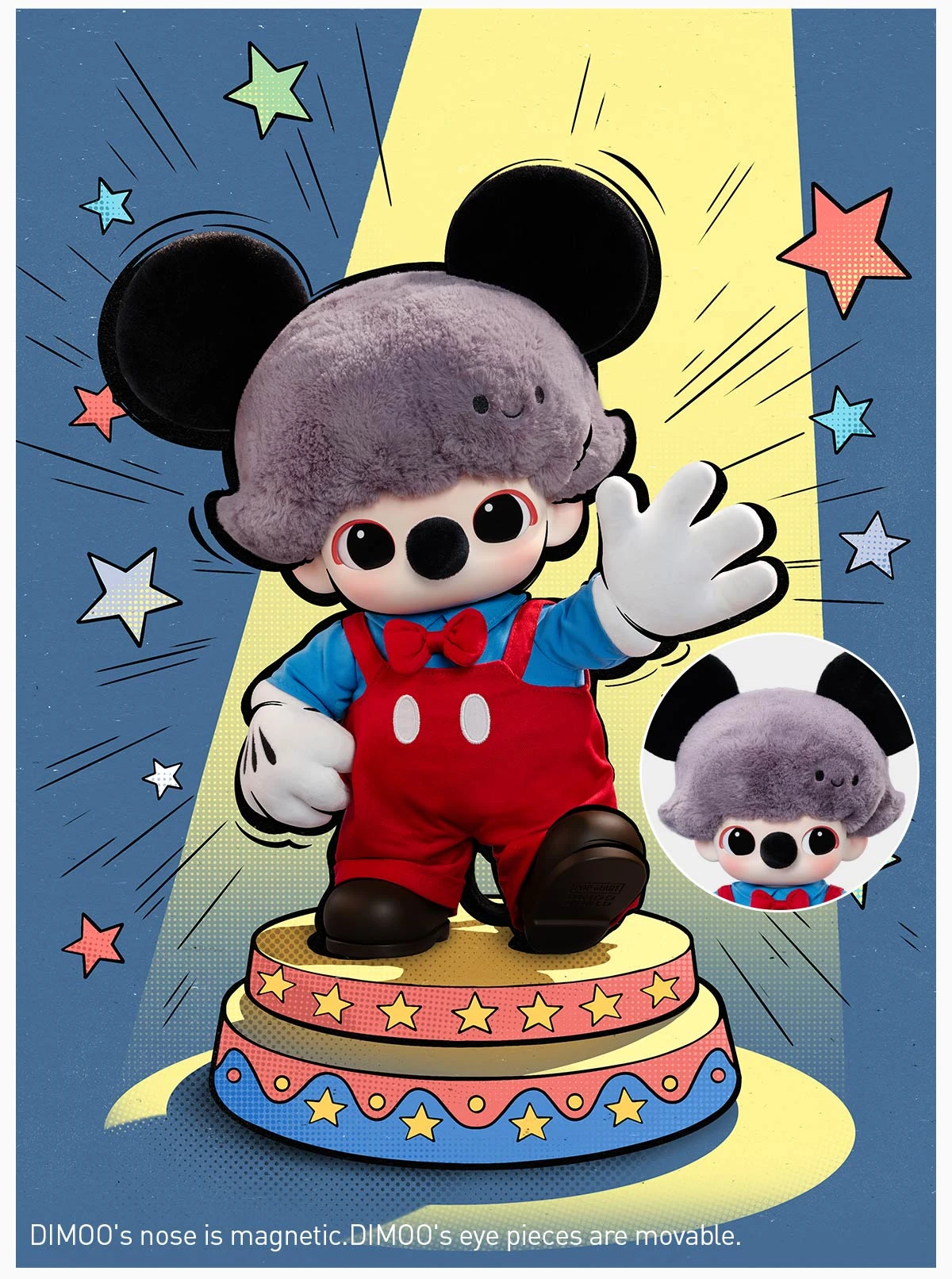 DIMOO WORLD × DISNEY Series-Mickey Vinyl Plush Bag - Image 13