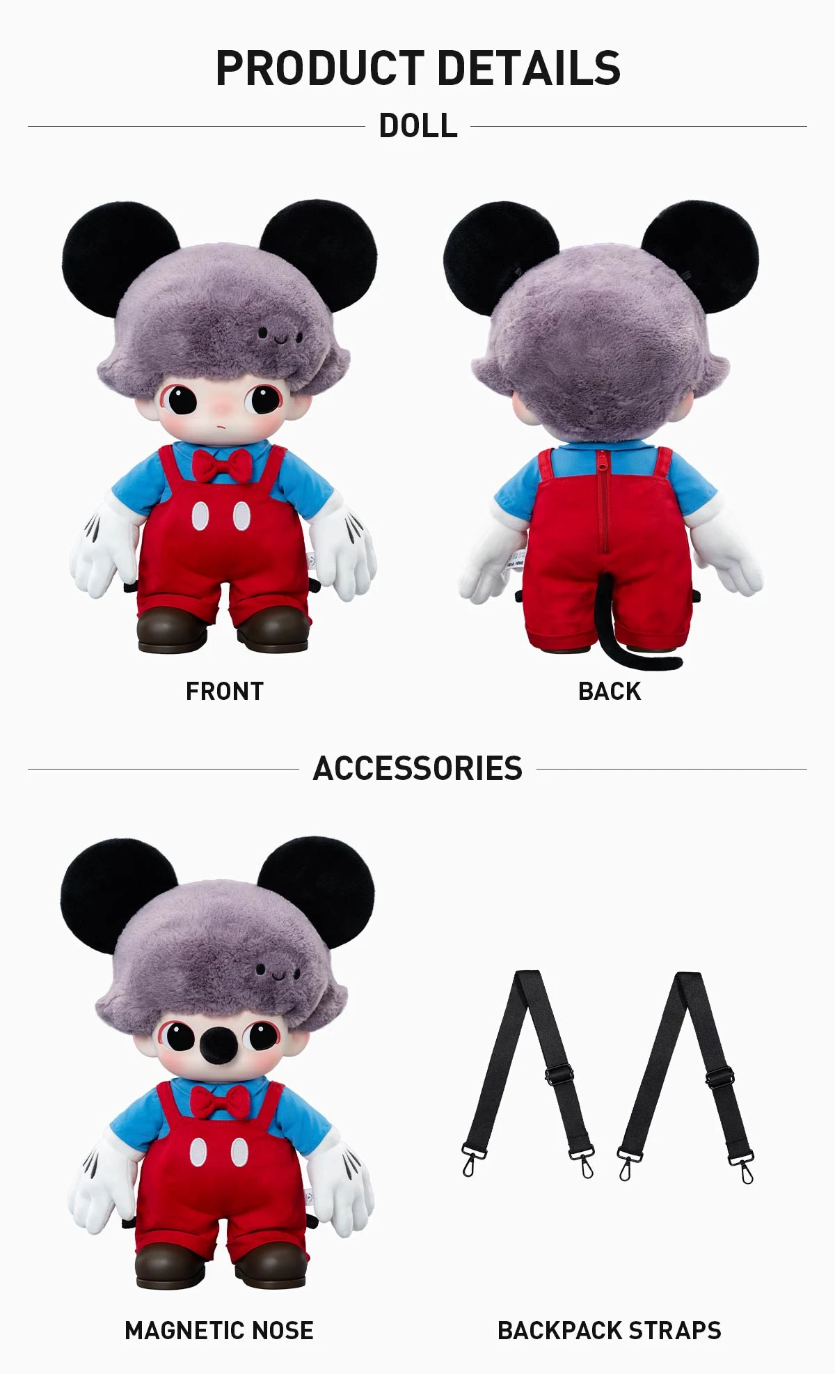 DIMOO WORLD × DISNEY Series-Mickey Vinyl Plush Bag - Image 9