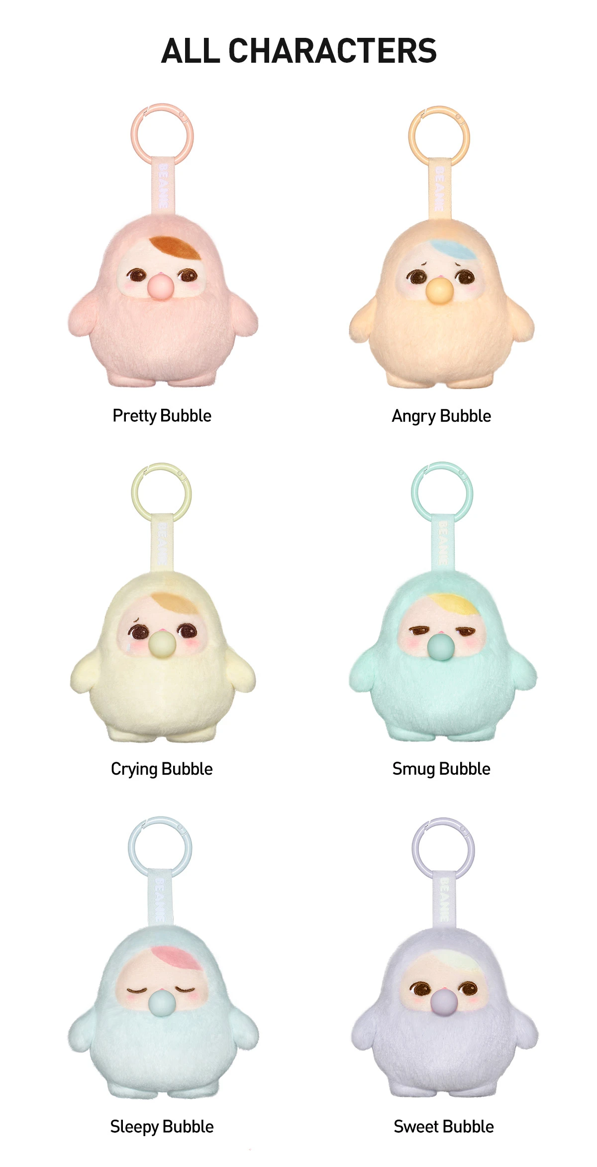 PUCKY BEANIE BUBBLE UP SERIES-Plush Pendant Blind Box - Image 10