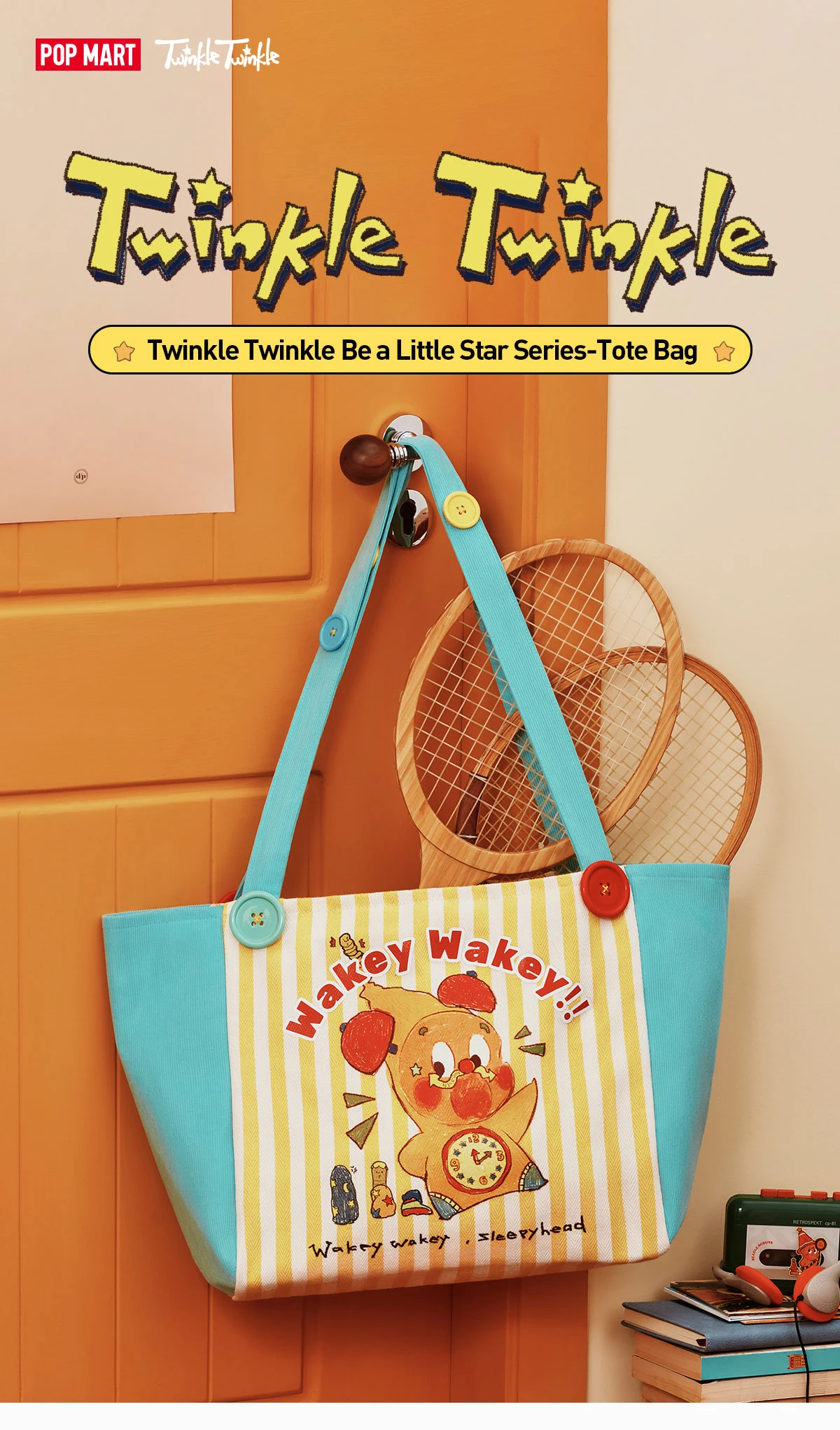 Twinkle Twinkle Be A Little Star Series-Tote Bag - Image 5
