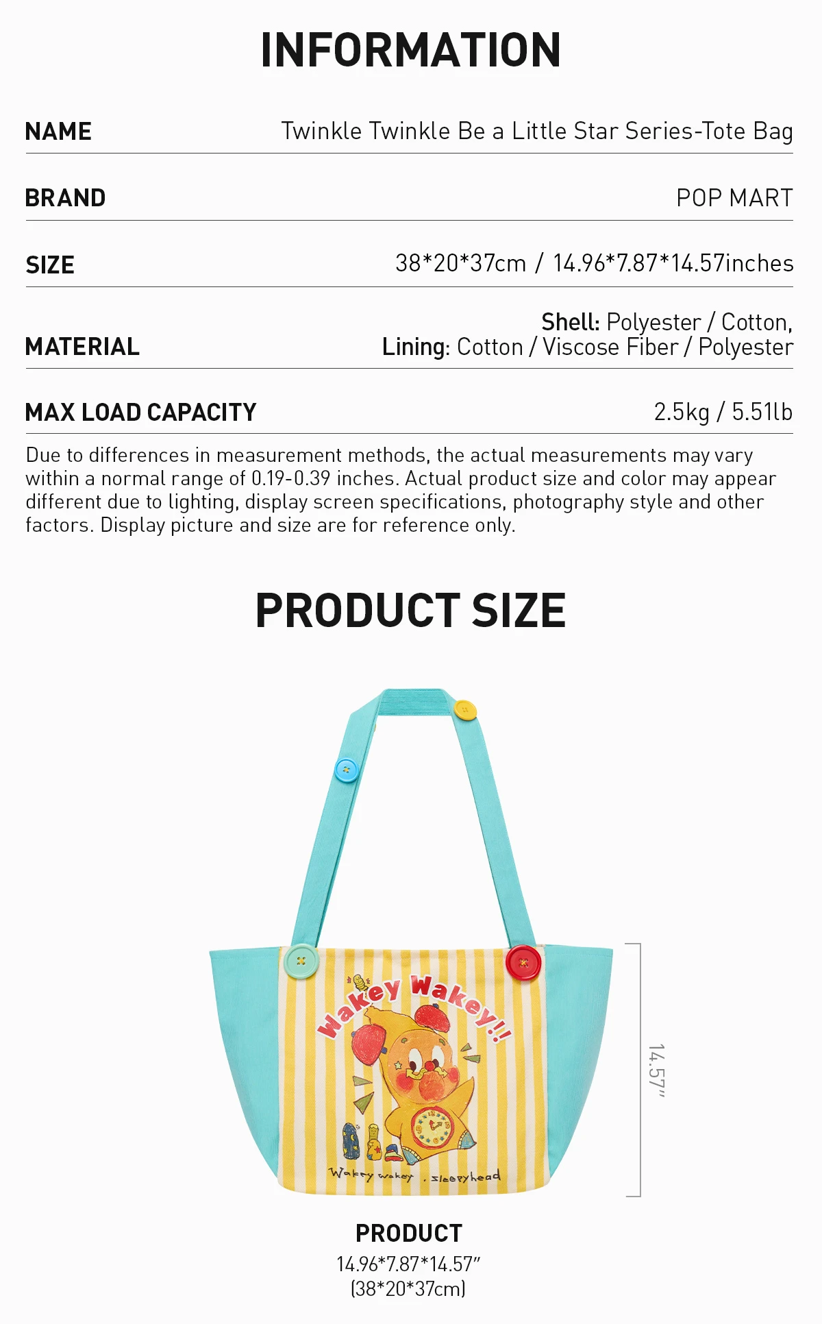 Twinkle Twinkle Be A Little Star Series-Tote Bag - Image 6