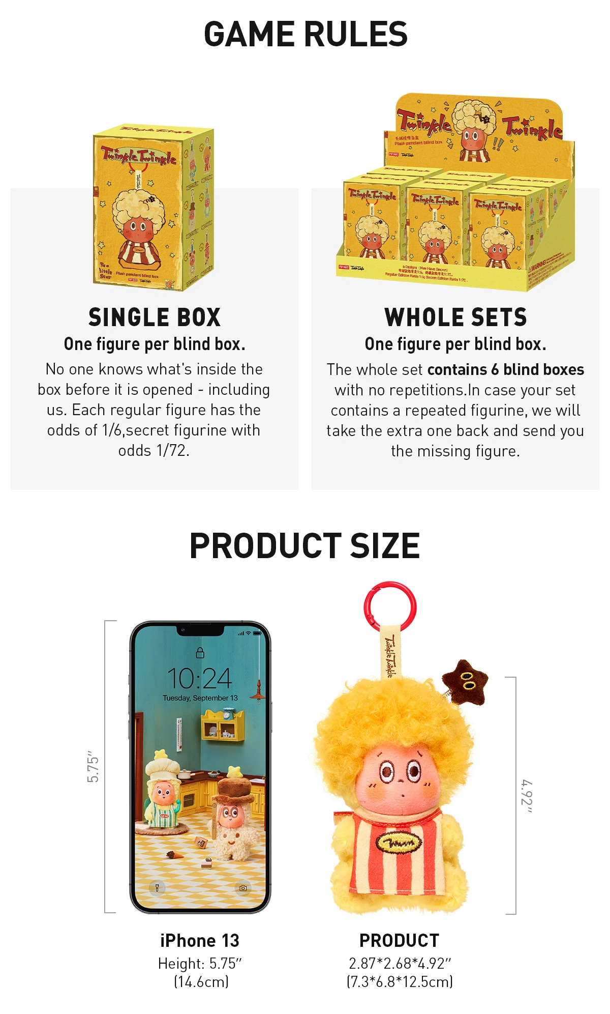 Twinkle Twinkle Be A Little Star Series - Plush Pendant Blind Box - Image 11