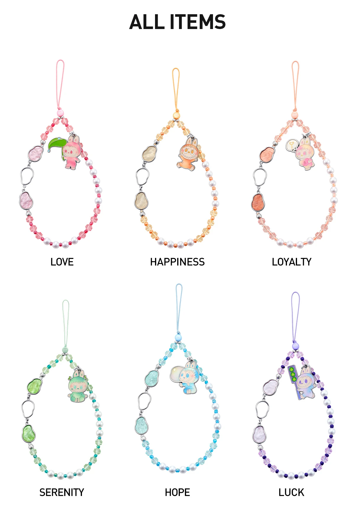 THE MONSTERS Big Into Energy Series-Phone Charm Blind Box - Image 9