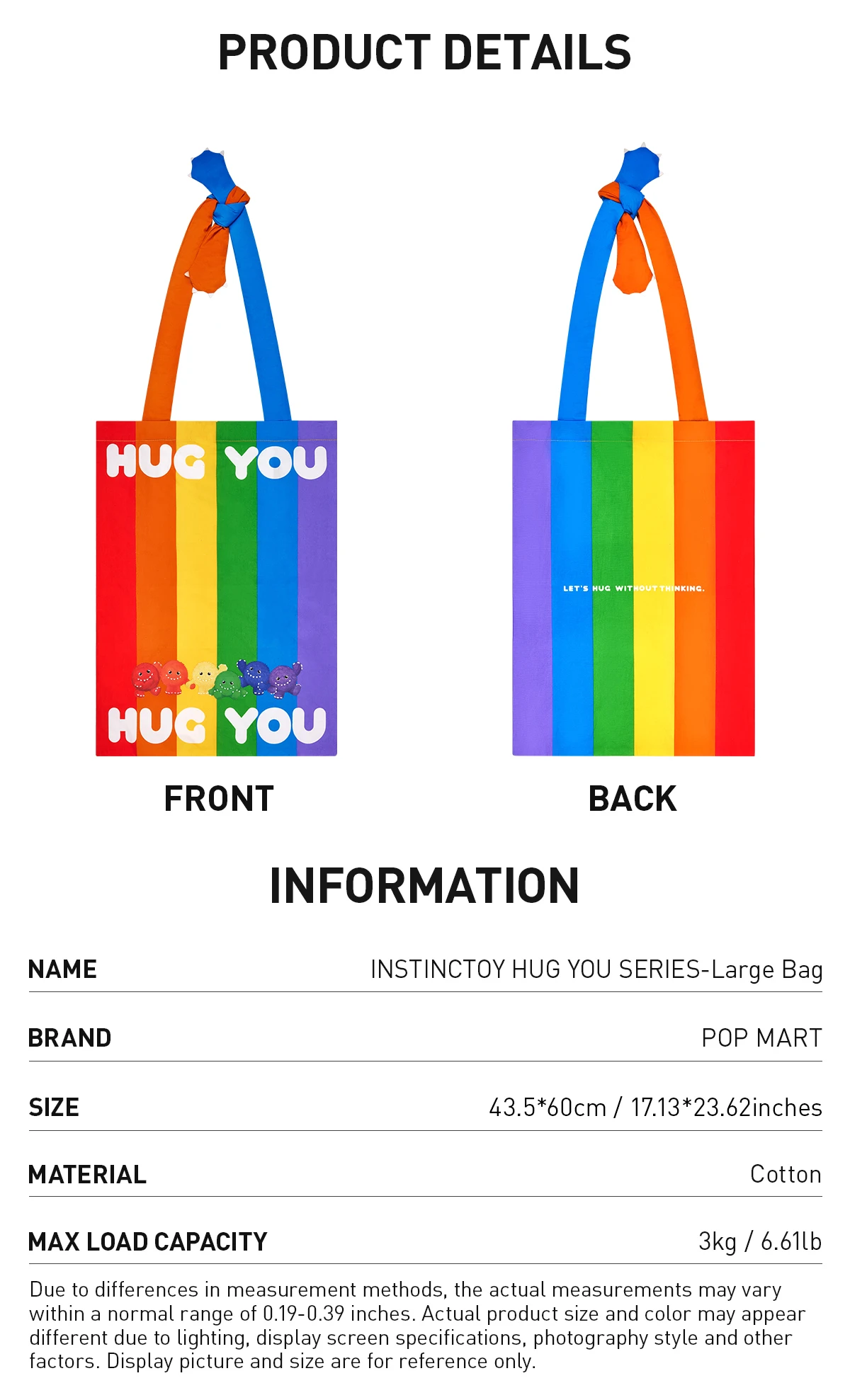 INSTINCTOY HUG YOU SERIES-Large Bag - Image 7