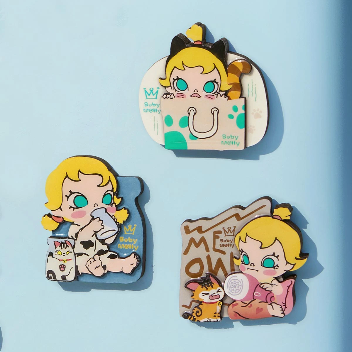 Baby Molly & Baby Tabby Series-Fridge Magnet Blind Box - Image 3