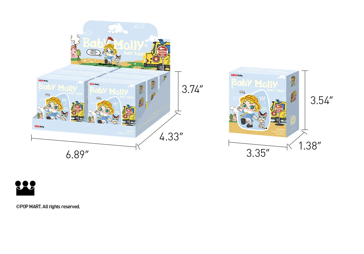 Baby Molly & Baby Tabby Series-Fridge Magnet Blind Box - Image 17