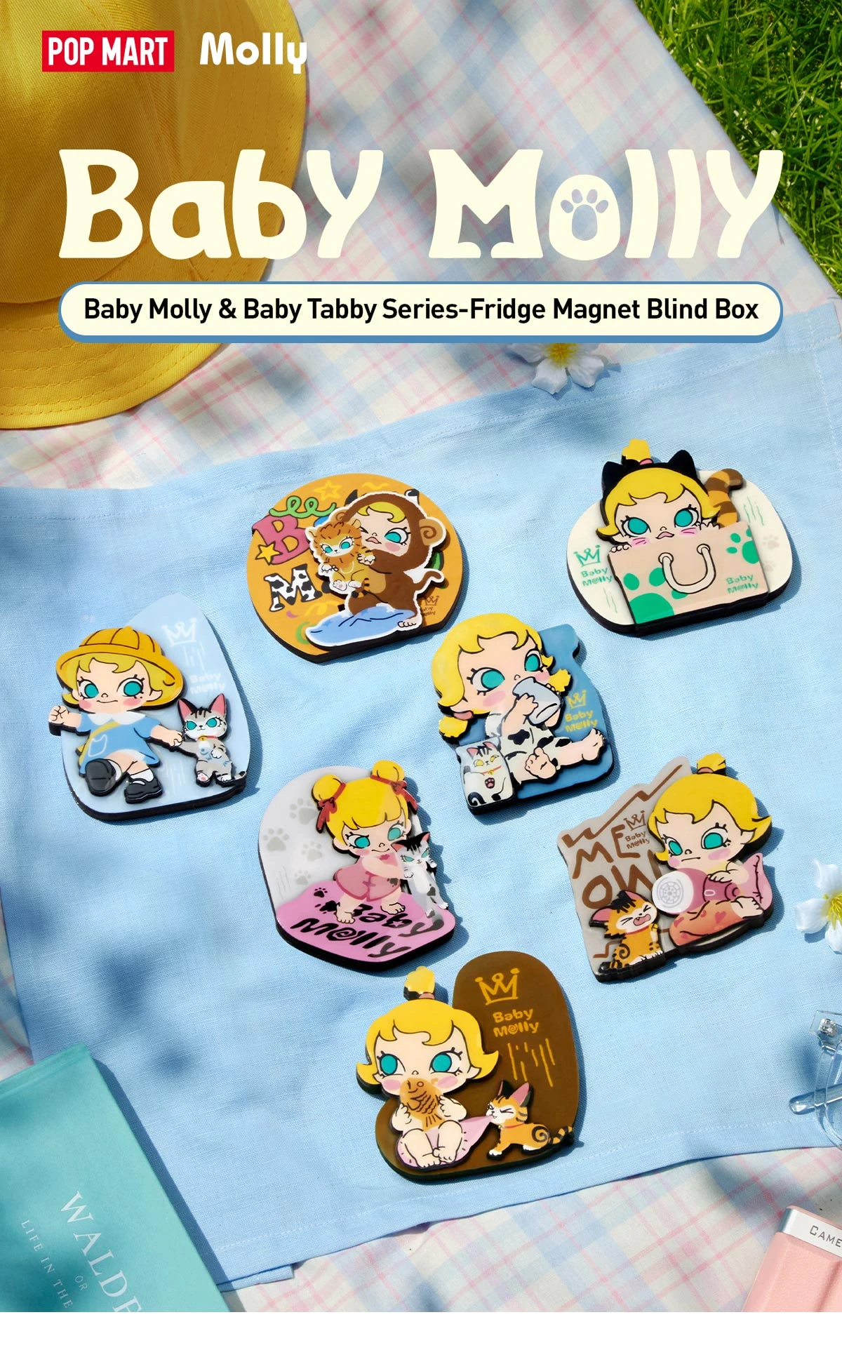 Baby Molly & Baby Tabby Series-Fridge Magnet Blind Box - Image 8