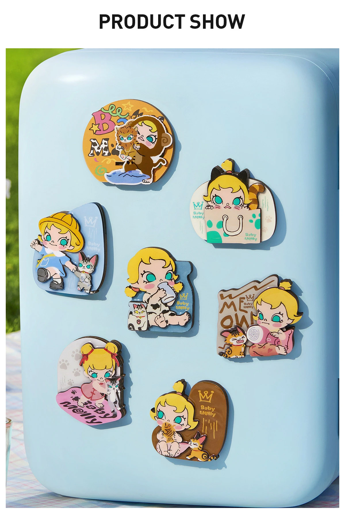 Baby Molly & Baby Tabby Series-Fridge Magnet Blind Box - Image 12