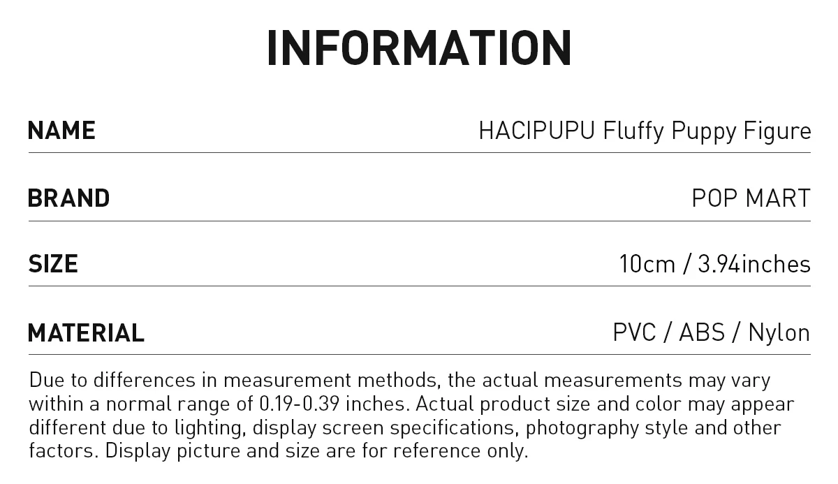 HACIPUPU Fluffy Puppy Figure - Image 9