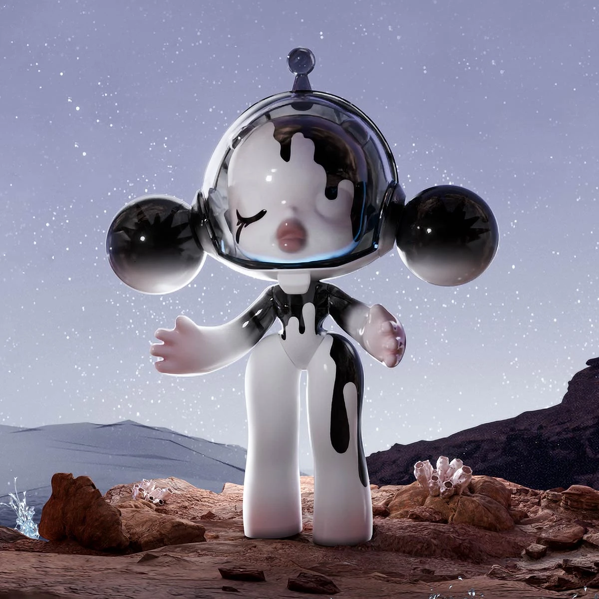 MEGA COLLECTION 1000% α SKULLPANDA Between Light And Dark - Image 5